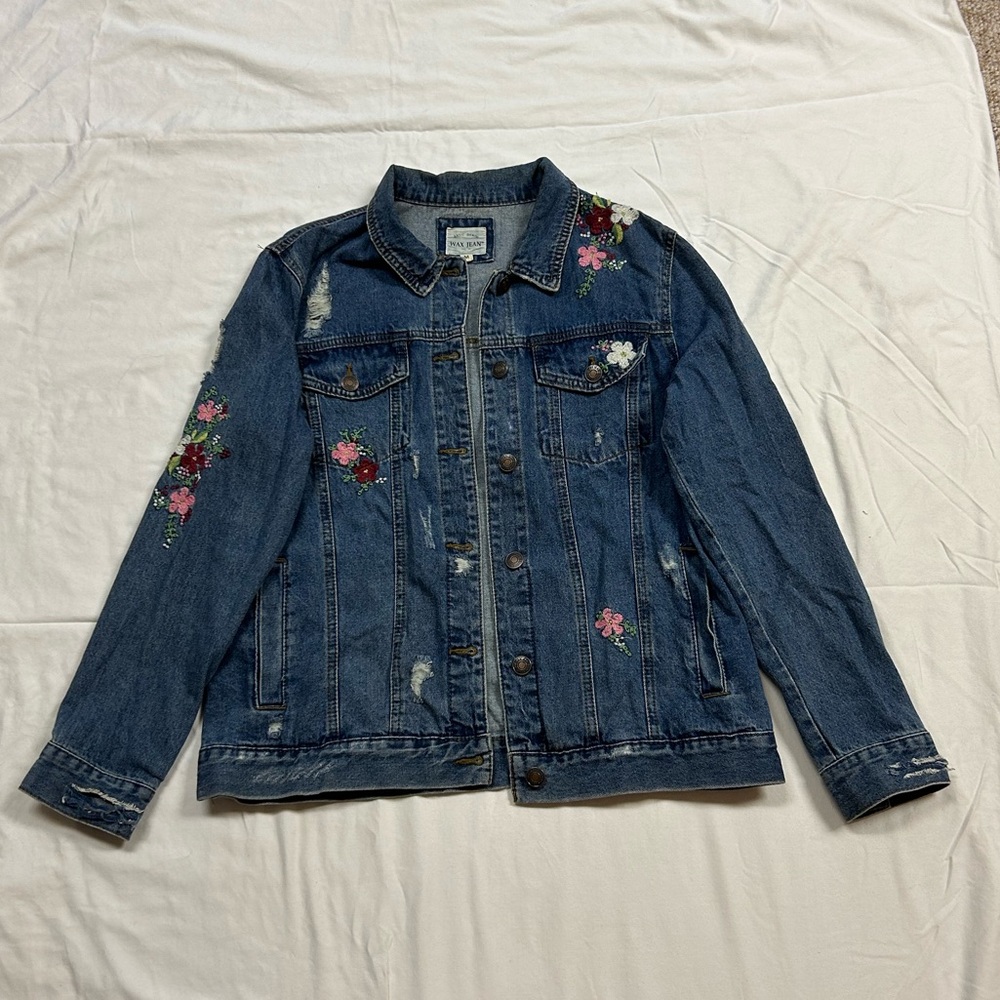 Floral Jean Jacket